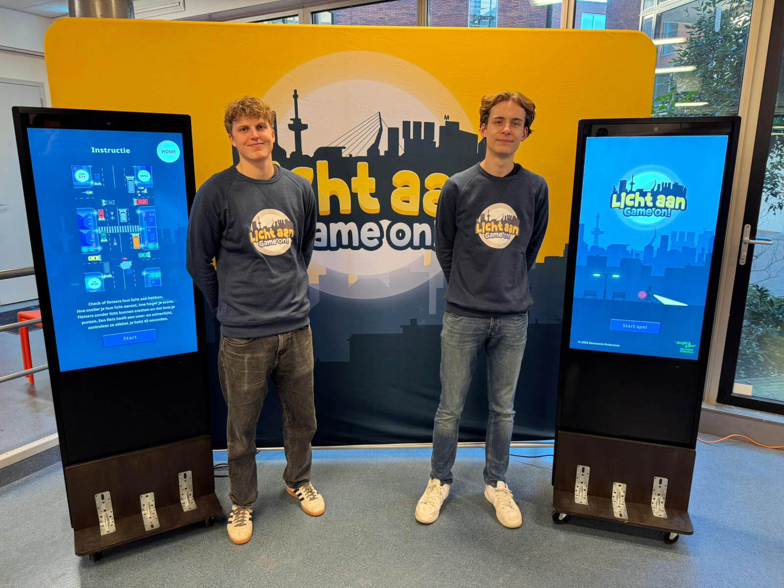 Licht aan, game on promotieteam 1