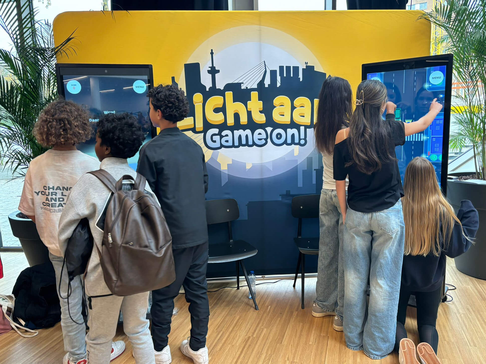 wolfert dalton scholieren spelen licht aan, game on