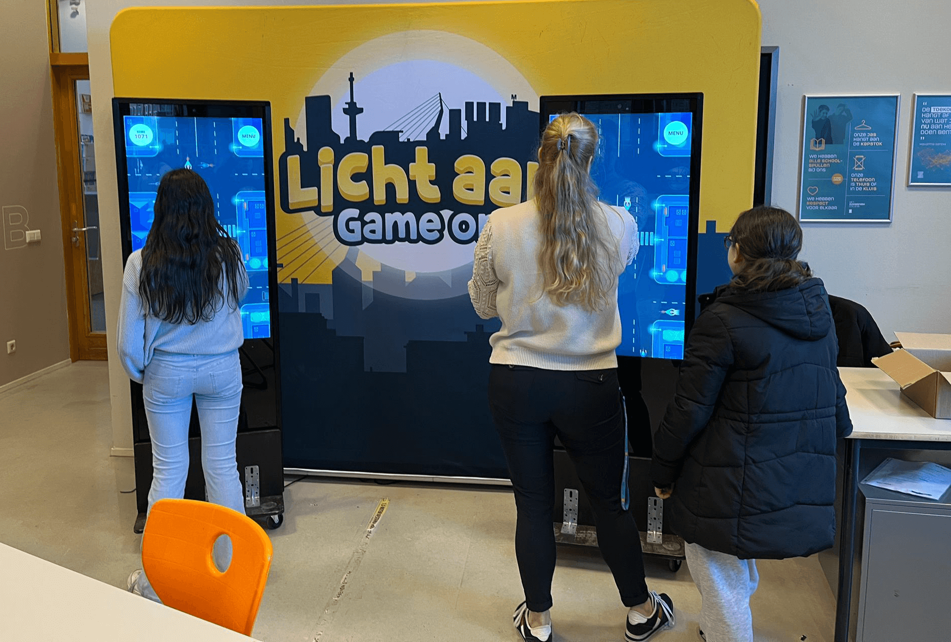 Licht aan, game on op Het Zuiderpark College